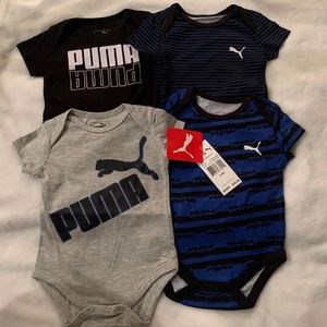 Baby boy puma onesies